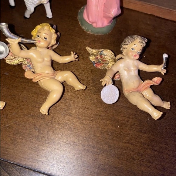 Vintage Fontanini Nativity Set Depose Italy - HUGE Stable - Picture 11 of 13